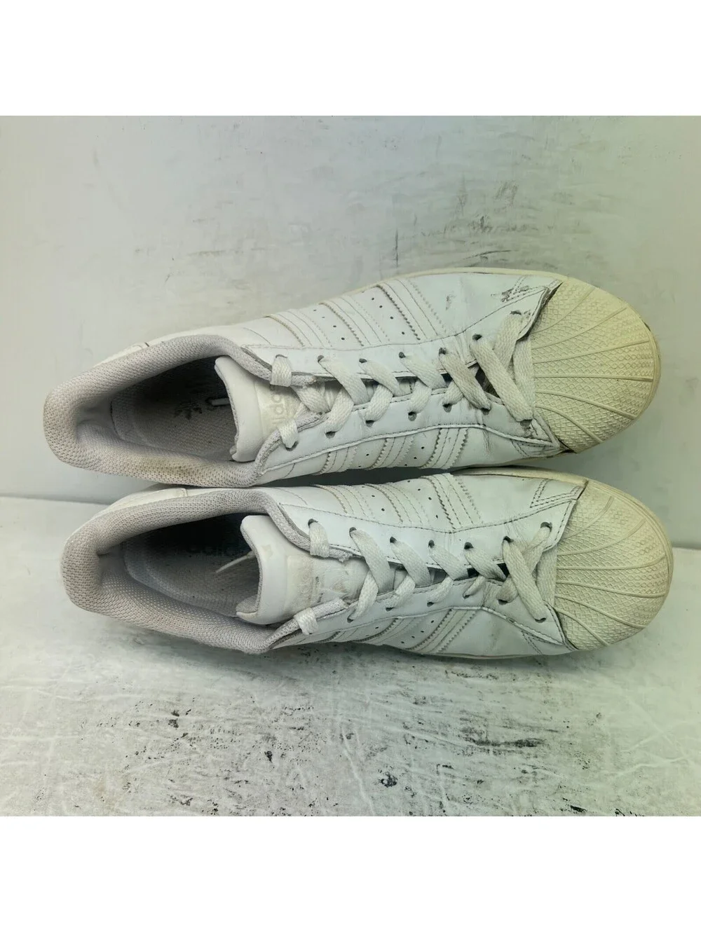 Adidas Women’s Original Superstar Athletic Sneakers FV3285 Triple-White Size 10D